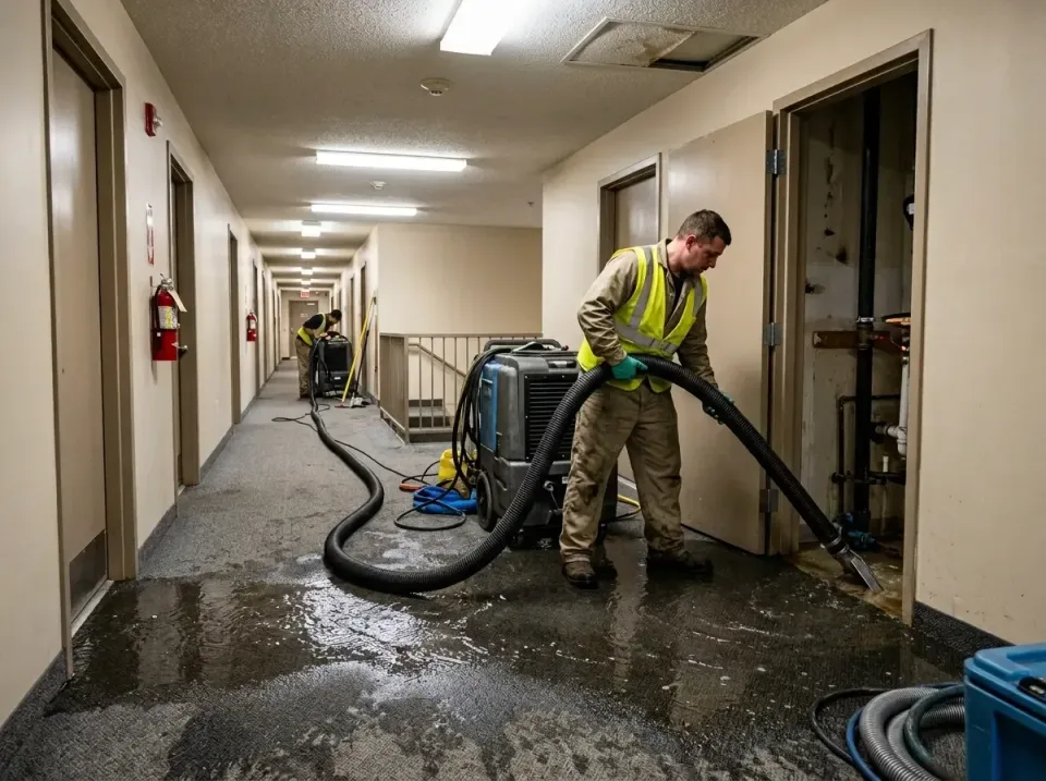 multi-unit-apartment-hallway-f-005 — frequently asked questions, Emergency Burst Pipe Water Extraction & Removal in Perry, GA